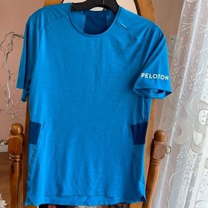 Blue aqua color Lululemon tee